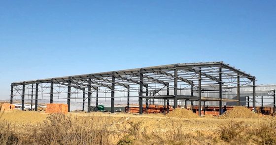 Anti-Corrosion Galvanized prefabricated steel structure warehouse with Optional Insulation