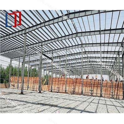 Industrial Light Steel Structure Workshop , Prefabricated Metal Buildings Workshop