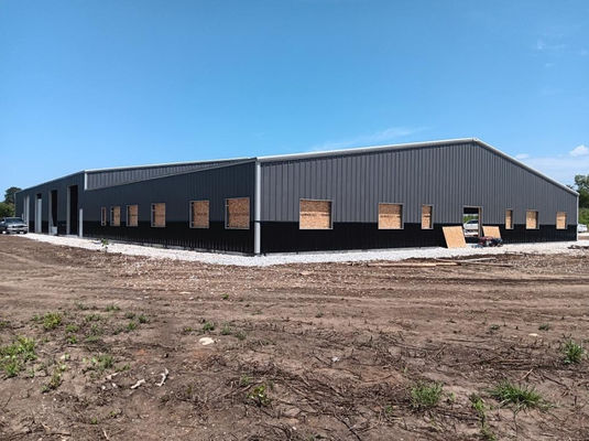 Customizable Steel Frame Warehouse with Strong C-Section and Z-Section Purlin Material