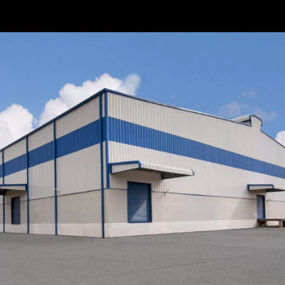 Strong Steel Structure Workshop Commercial Metal Building Construction Steel Structure