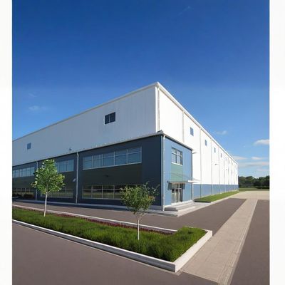 High Rise Modular Steel Frame Construction Factory , Modern Steel Structure Plant