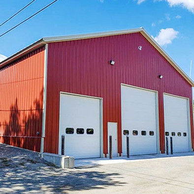Light Steel Structure Warehouse Construction , Prefabricated Warehouse Building Steel Structure