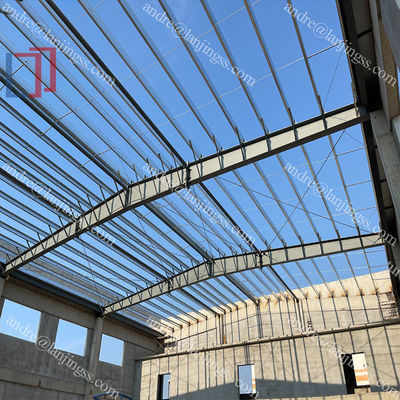 Earthquake Resistant Light Frame Steel Construction , Commercial Prefabricated Metal Buildings