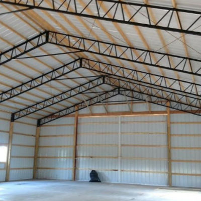 Earthquake Resistant Light Frame Steel Construction , Commercial Prefabricated Metal Buildings
