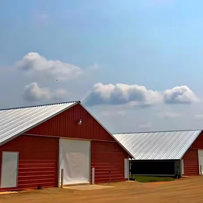 Industrial Steel Structure Shed , Light Frame Steel Houses Easy Installation
