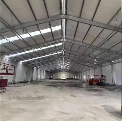 Lanjing Prefabricated Commercial Steel Buildings , Steel Frame Metal Buildings