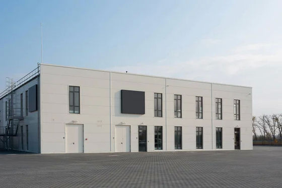Pre Engineering Steel Structure Workshop , Prefab Metal Buildings Construction