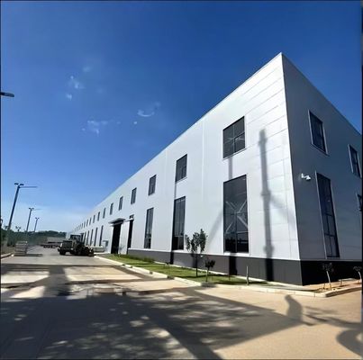 High Rise Steel Construction Building , Q345B Q235B Light Steel Frame Construction