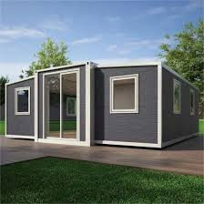 Modern Prefab Container Homes , Living Room Container House 3 Bedroom