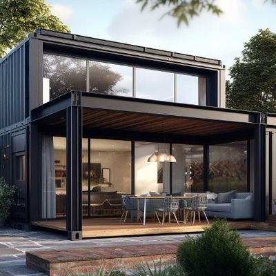 40ft 20ft Expandable Container Home , Expanding Container House Prefabricated