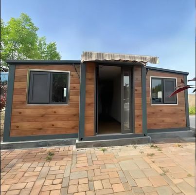Living Room Expandable Prefab House Three Bedroom Container Home Customized Color