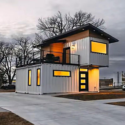 Steel Structure Flat Pack Container Homes 20ft 40FT Prefab House