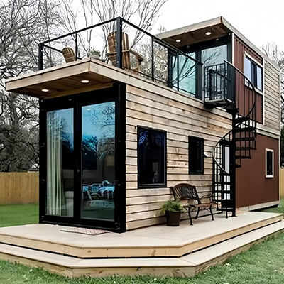 Fast Build Steel Prefab Modular Container Home , Expandable Prefab Tiny Home