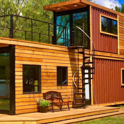 Portable Expandable Container House Double Storey 20 40 Foot Container Homes