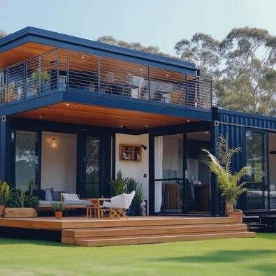 Prefabricated Two Storey Container House Expandable Portable Homes