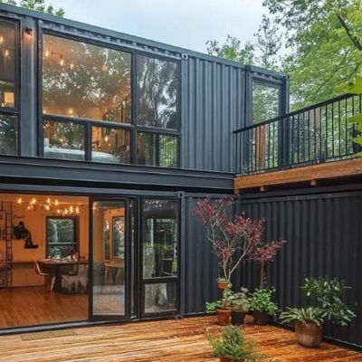 Prefabricated Two Storey Container House Expandable Portable Homes