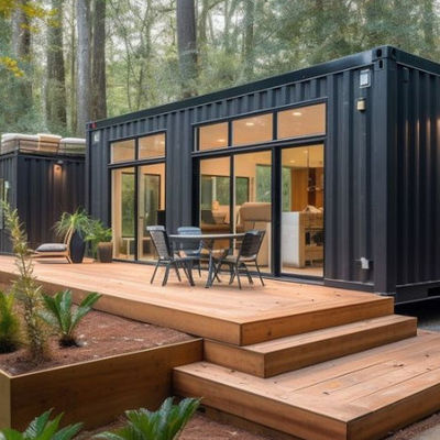 Lightweight Prefab Container House Affordable Shelter Eco Friendly Container Homes
