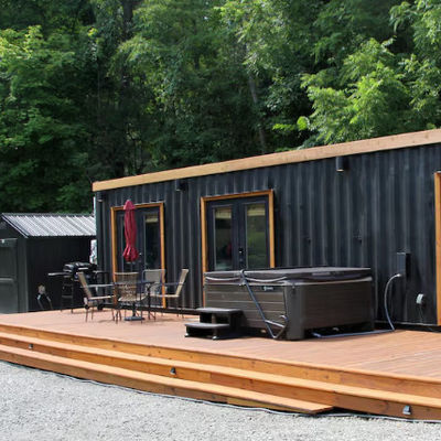 Lightweight Prefab Container House Affordable Shelter Eco Friendly Container Homes