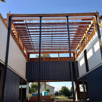 Lightweight Prefab Container House Affordable Shelter Eco Friendly Container Homes