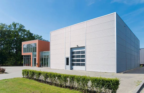 Custom Modern Prefab Metal Buildings , Frame Structure Building Construction