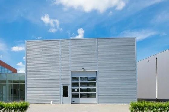 Custom Modern Prefab Metal Buildings , Frame Structure Building Construction