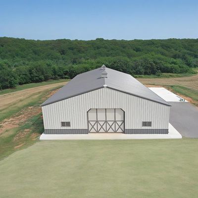 Versatile Steel Structure Warehouse Weather Resistant Steel Frame Building Factory