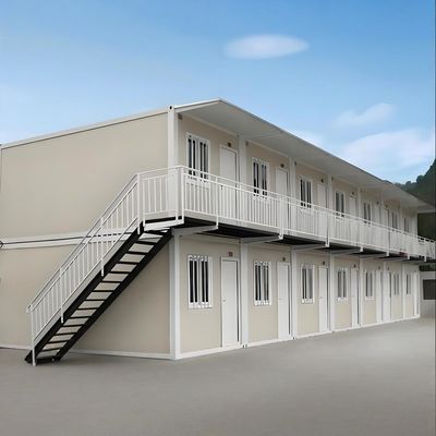 Portable Prefab Container House Weather Resistant Relocatable Container Homes Prefabricated
