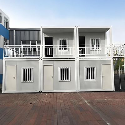 Portable Prefab Container House Weather Resistant Relocatable Container Homes Prefabricated