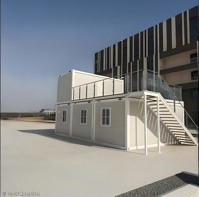 Portable Prefab Container House Weather Resistant Relocatable Container Homes Prefabricated