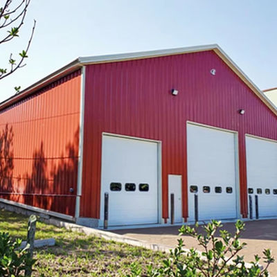 Light Steel Structure Warehouse Construction , Prefabricated Warehouse Building Steel Structure