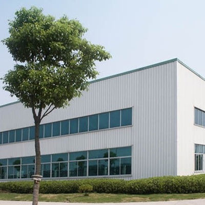 Hurricane Proof Prefabricated Metal Warehouse , Modern Steel Construction Factory Building