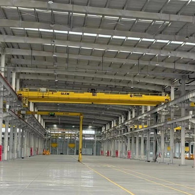 Prefabricated H Beam Steel Structure Factory With Sandwich Panel Wall And Roof