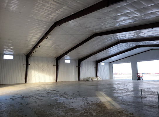 ASTM Standard Steel Structure Warehouse Customized With Painting / Galvanized Treatment