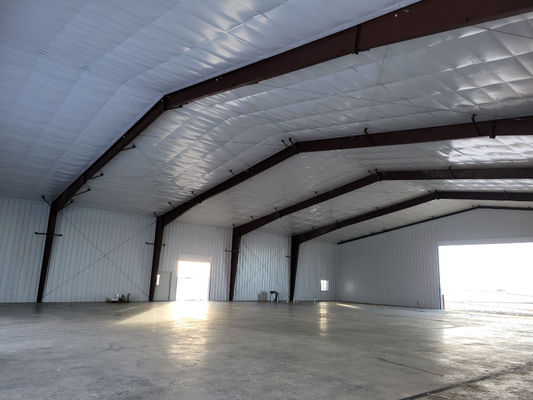 ASTM Standard Steel Structure Warehouse Customized With Painting / Galvanized Treatment