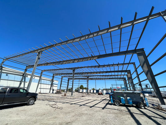 Round Bar Brace Steel Structure Warehouse with Q345 Steel Grade and ASTM Standard Certification