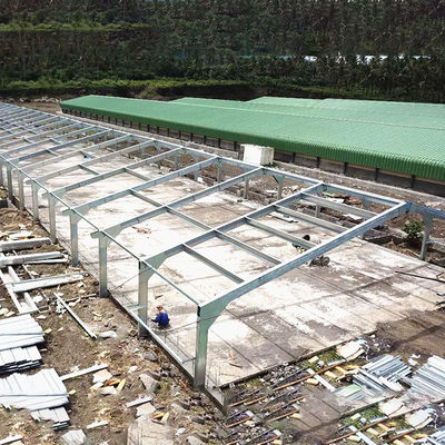 Custom Modern Steel Frame House , High Strength Metal Chicken House