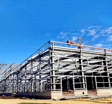 Prefabricated Steel Structure Factory Building Low Maintenance Metal Structure Building