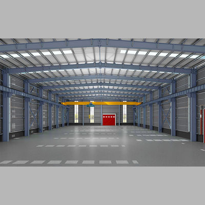 Prefabricated Steel Structure Factory Building Low Maintenance Metal Structure Building