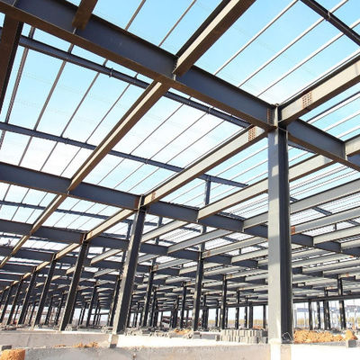 Industrial Strong Metal Frame Storage Buildings , Durable Steel Building Weather Resistant