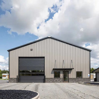 Metal Building Steel Structure Shopping Mall , Strong Industrial Steel Framed Buildings
