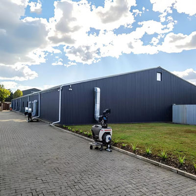 LANJING Industrial Contemporary Steel Structure Building Warehouse For Secure Storage