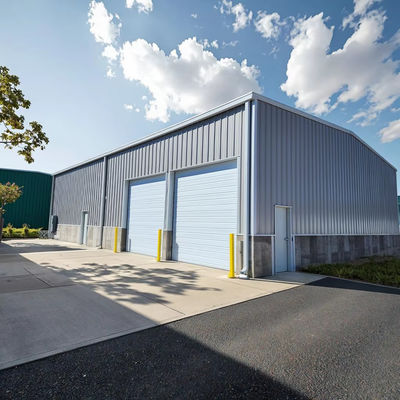 Industrial Steel Portal Frame Warehouse Fire Resistant Long Span Steel Structure Construction