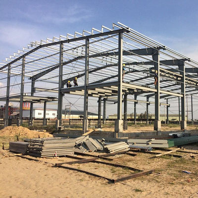 Customized Steel Frame Building Workshop Multi Story Steel Structure Building