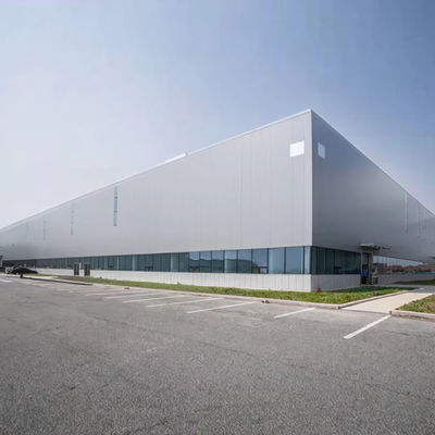 Eco Friendly Prefab Metal Warehouse Customized Prefabricated Steel Frame Construction