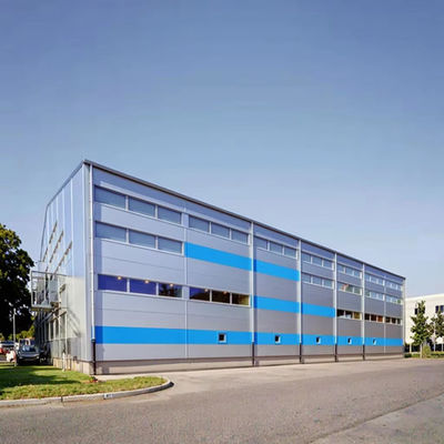Modern Prefab Steel Warehouse Buildings , High Rigidity Steel Frame Industrial Building