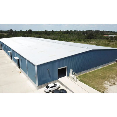 Galvanized Customized Industrial Prefabricated Metal Warehouses Steel Structure Frame Welded