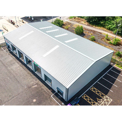 Galvanized Customized Industrial Prefabricated Metal Warehouses Steel Structure Frame Welded