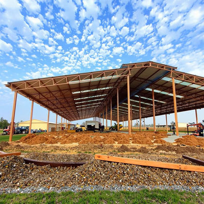 Cow Shed Prefab Steel Farm Building Steel Structure For Livestock