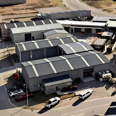 Steel Structure Workshop with Large-Span Design for Manufacturing Plants