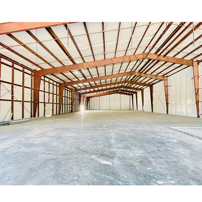 Strong Portal Frame Steel Structure Construction , Lightweight Steel Frame Construction